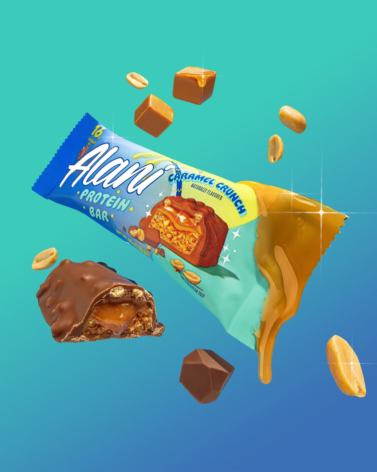 Alani Nu Protein Bar - Caramel Crunch Q6 - image 5