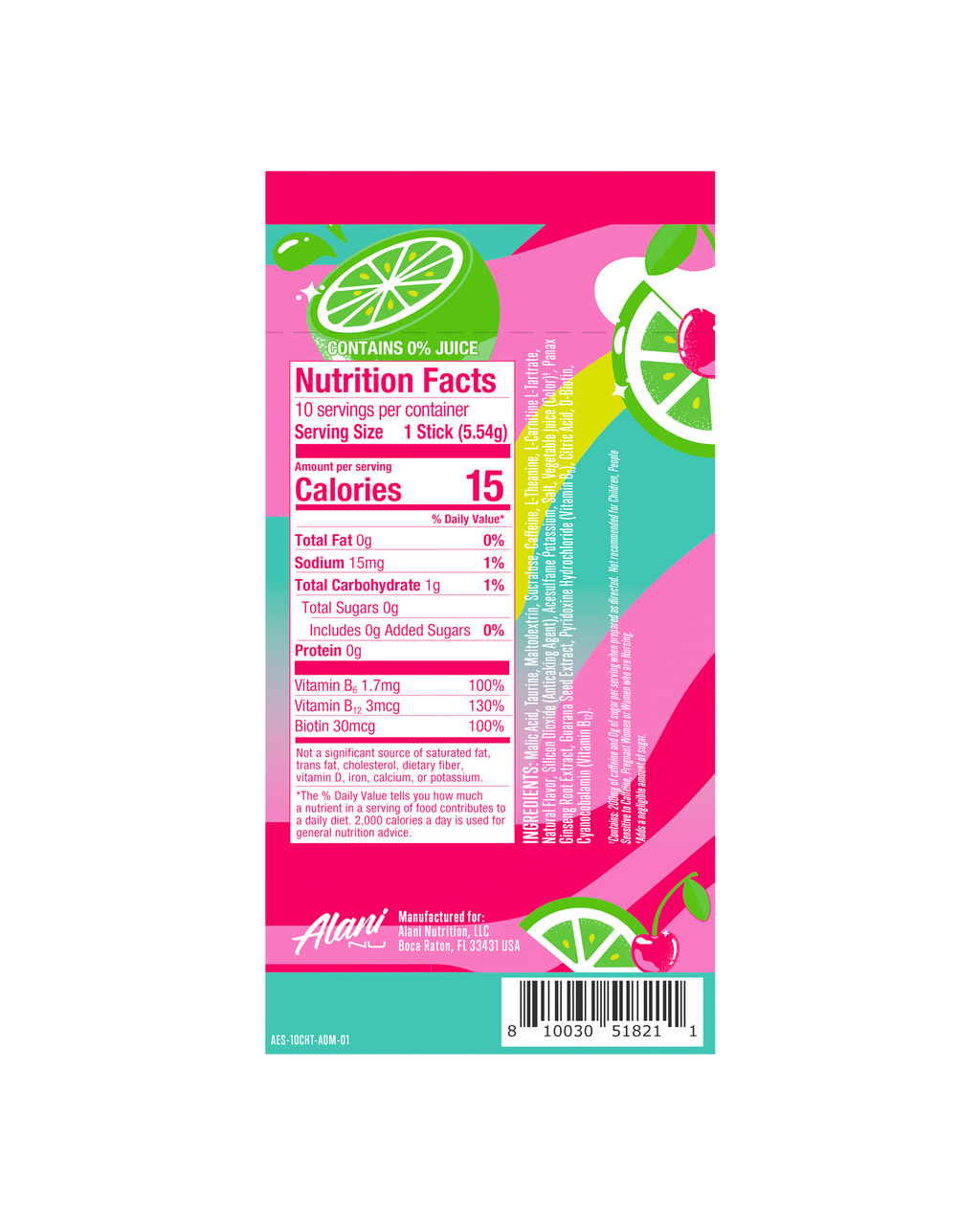 Alani Nu Energy Sticks - Cherry Twist S2 - image 3