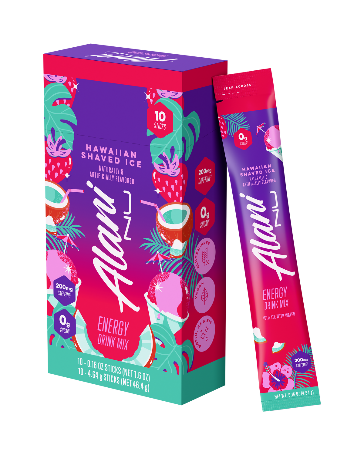 Alani Nu Energy Sticks - Hawaiian Shaved Ice P9 - image 2