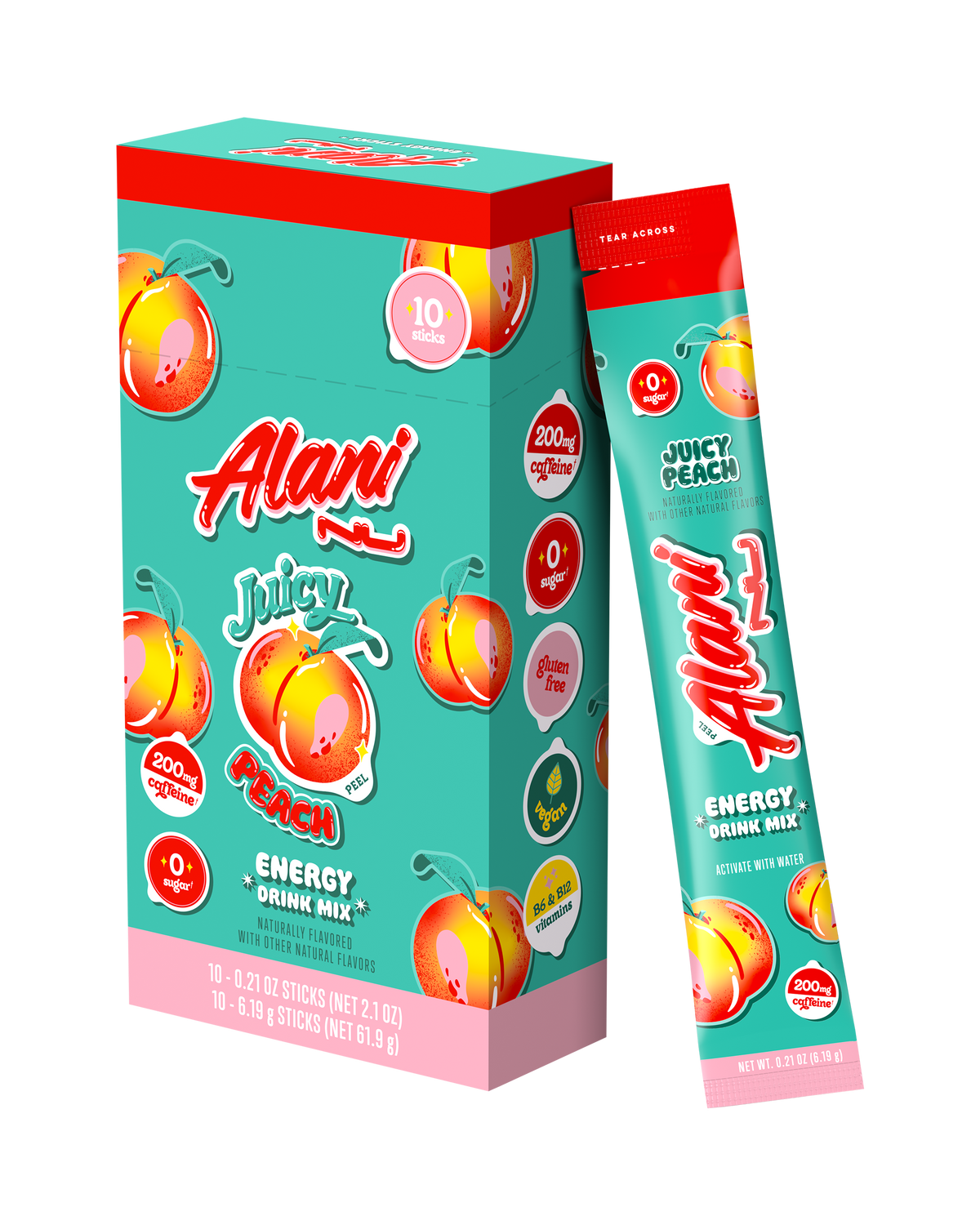 Alani Nu Energy Sticks - Juicy Peach V3 - image 2