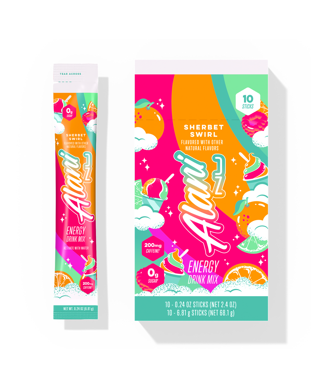 Alani Nu Energy Sticks - Sherbet Swirl I2 - image 1