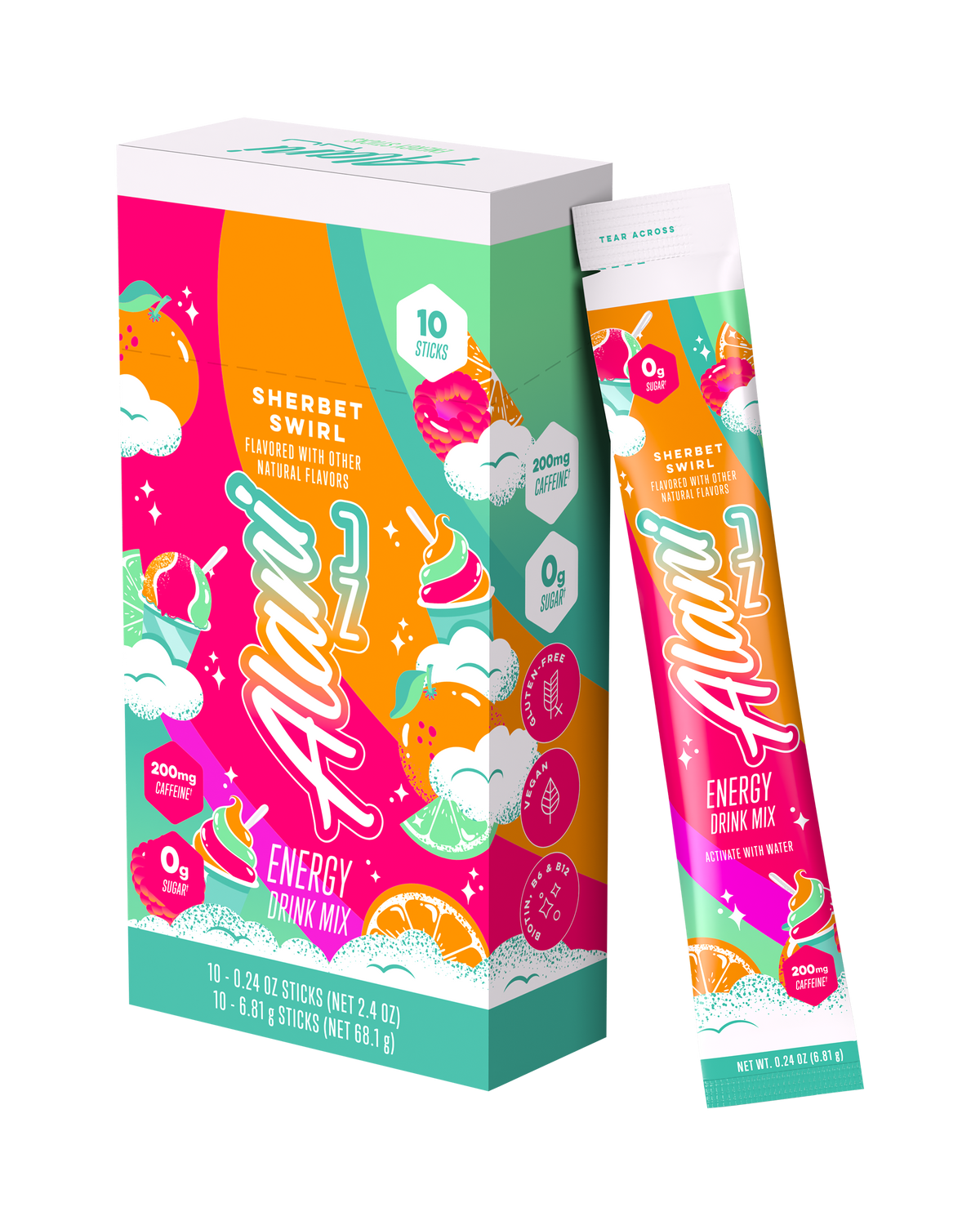 Alani Nu Energy Sticks - Sherbet Swirl I2 - image 2