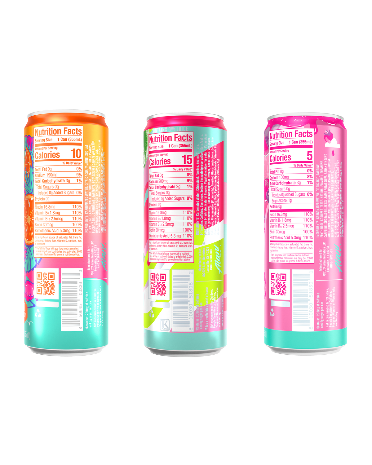 Alani Nu Energy Variety Pack - Sunshine Mix P1 - image 3
