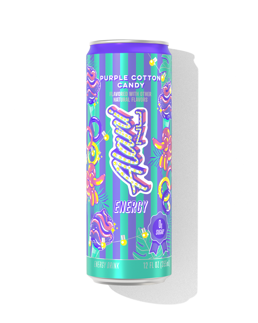 Alani Nu Energy Drink - Purple Cotton Candy F7 - image 1