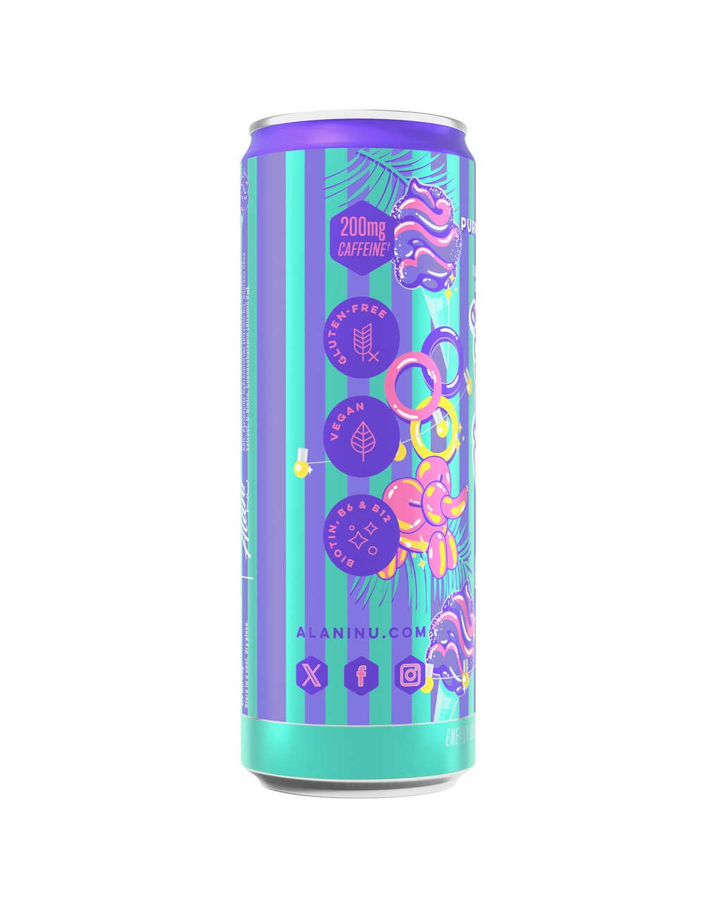 Alani Nu Energy Drink - Purple Cotton Candy F7 - image 2
