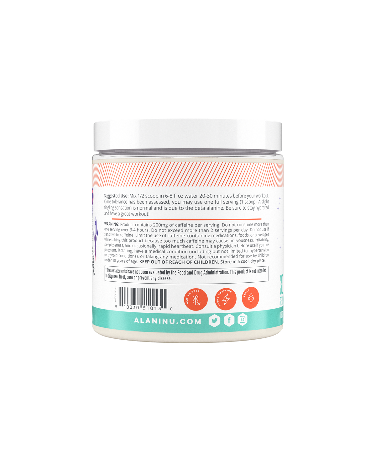 Alani Nu Pre-Workout - Galaxy Lemonade V0 - image 2