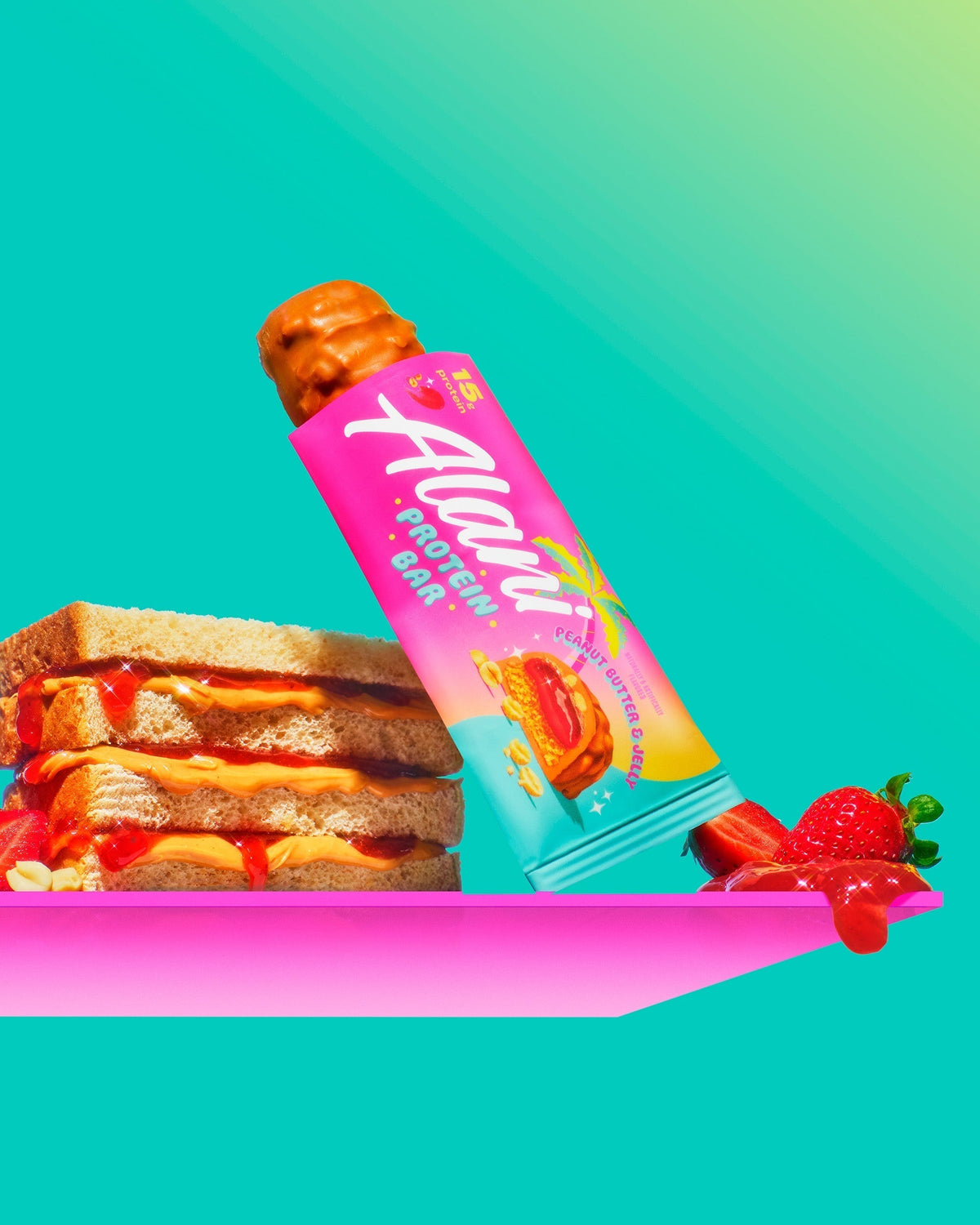Alani Nu Protein Bar - Peanut Butter & Jelly P1 - image 6