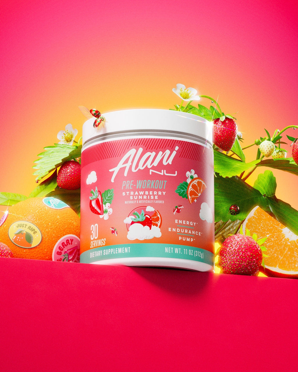 Alani Nu Pre-Workout - Strawberry Sunrise E3 - image 5