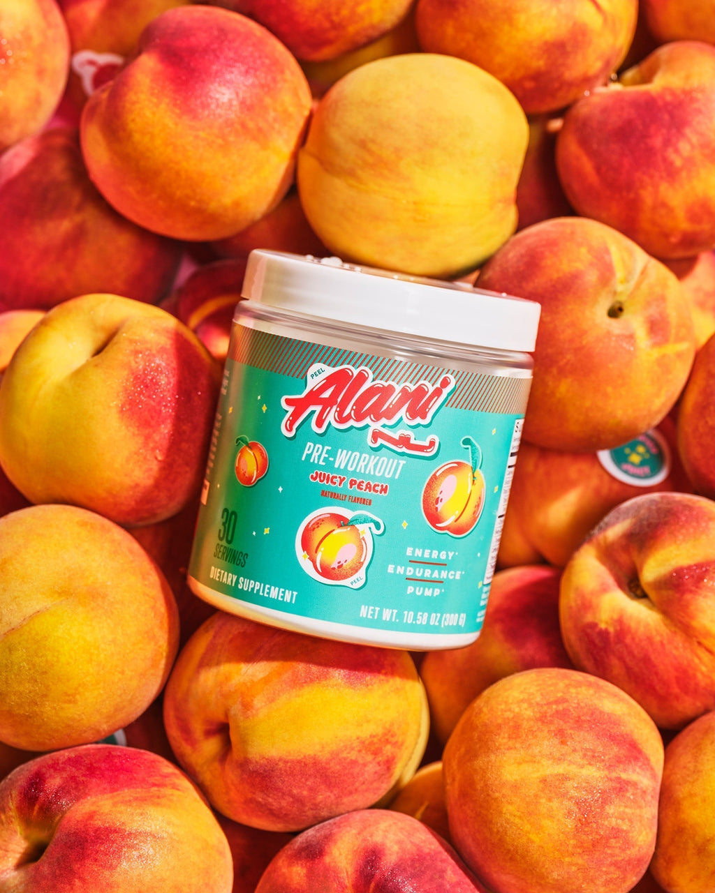 Alani Nu Pre-Workout - Juicy Peach N5 - image 4