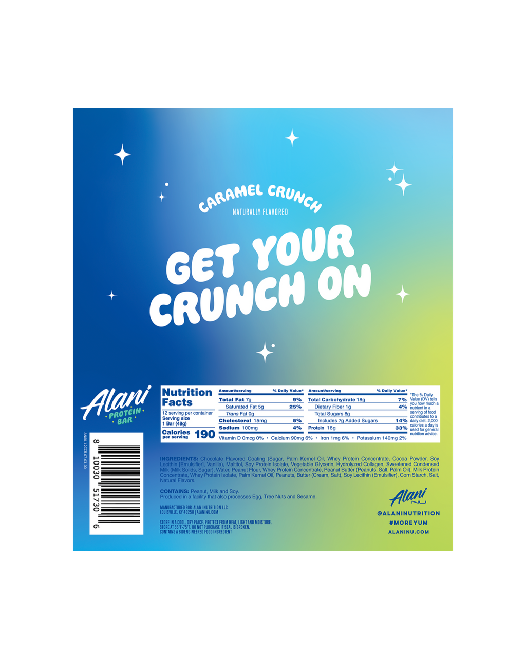 Alani Nu Protein Bar - Caramel Crunch V8 - image 4