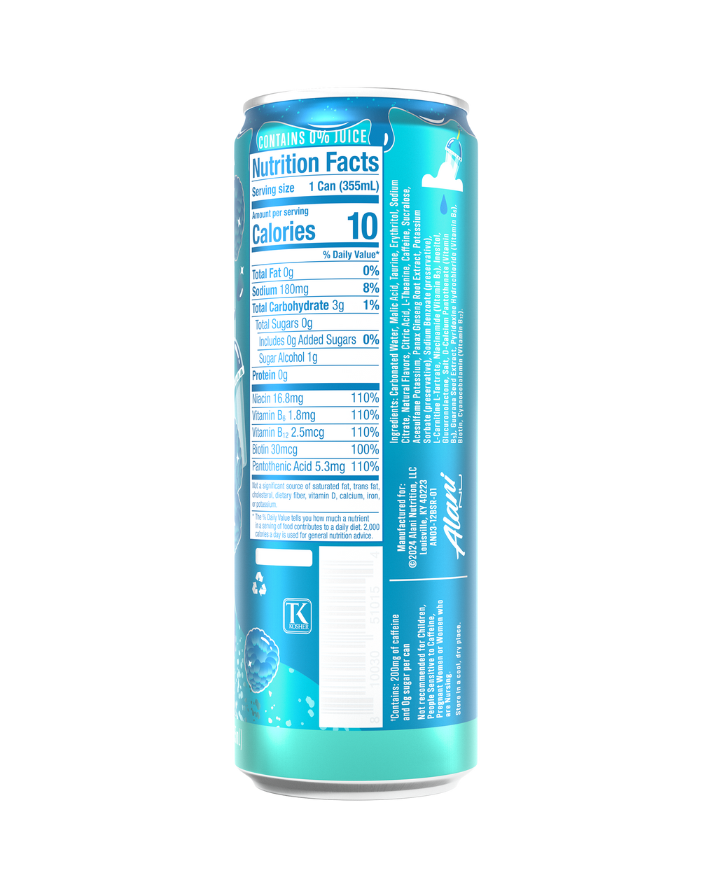 Alani Nu Energy Drink - Blue Slush P3 - image 3