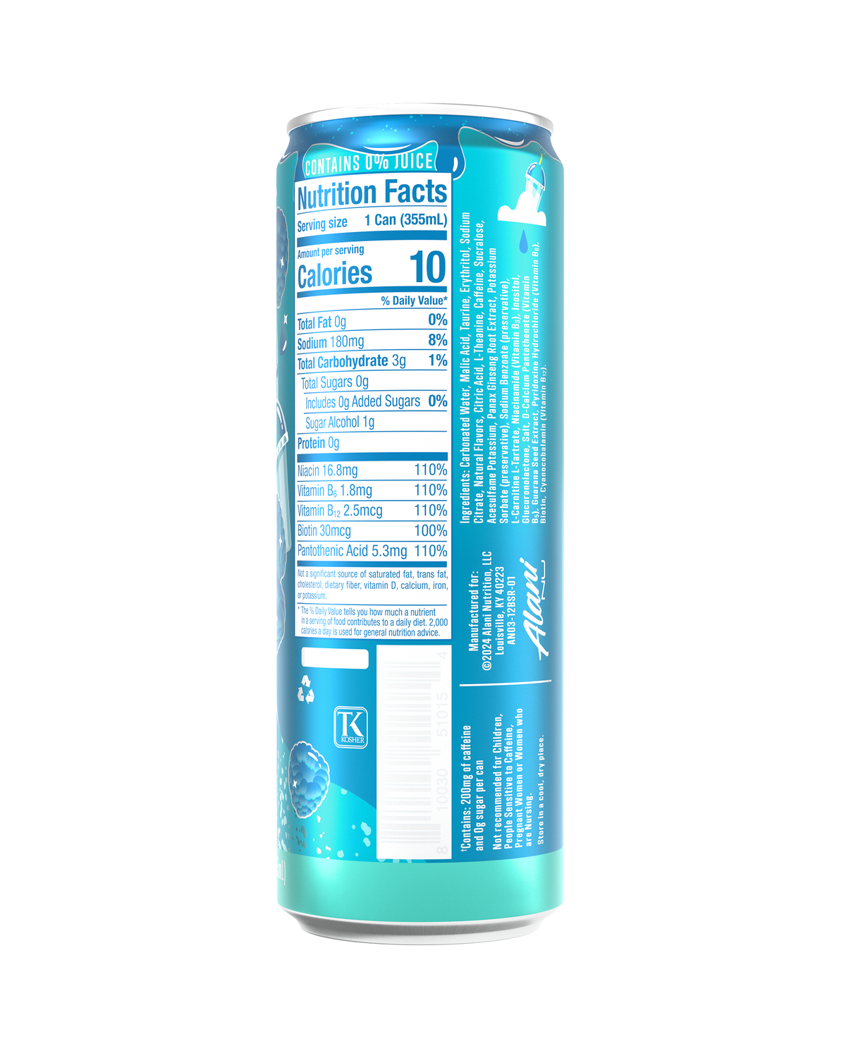 Alani Nu Energy Drink - Blue Slush P3 - image 3