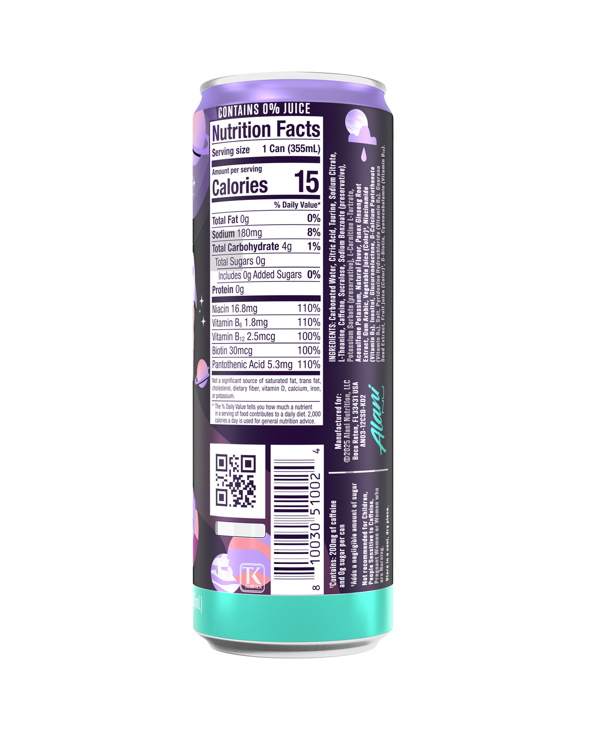 Alani Nu Energy Drink - Cosmic Stardust M7 - image 3