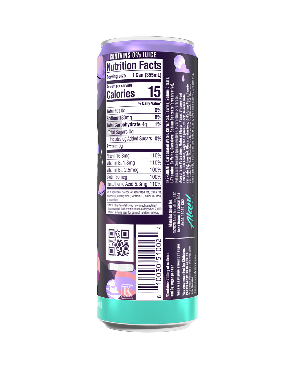 Alani Nu Energy Drink - Cosmic Stardust Y4 - image 3