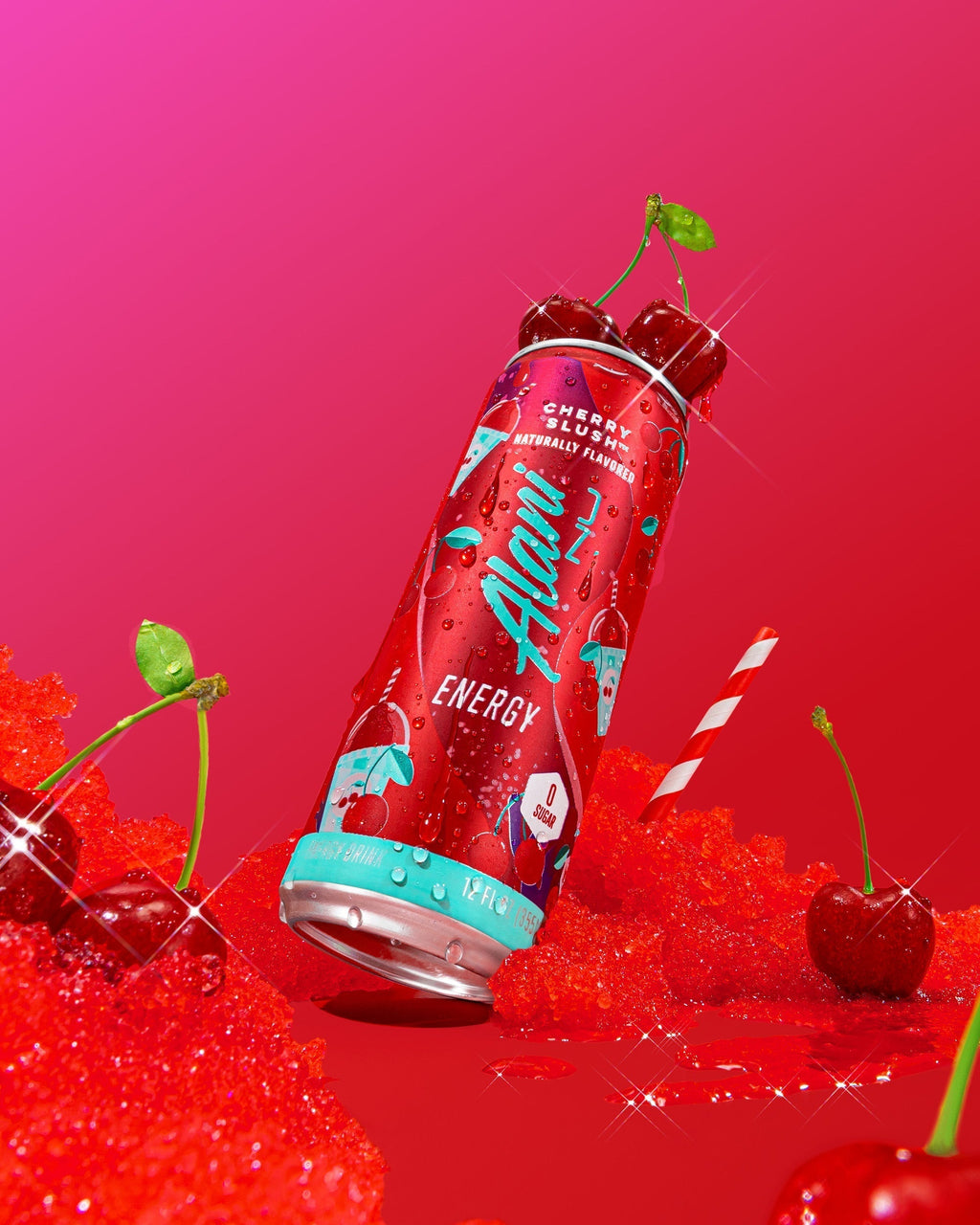 Alani Nu Energy Drink - Cherry Slush C6 - image 4