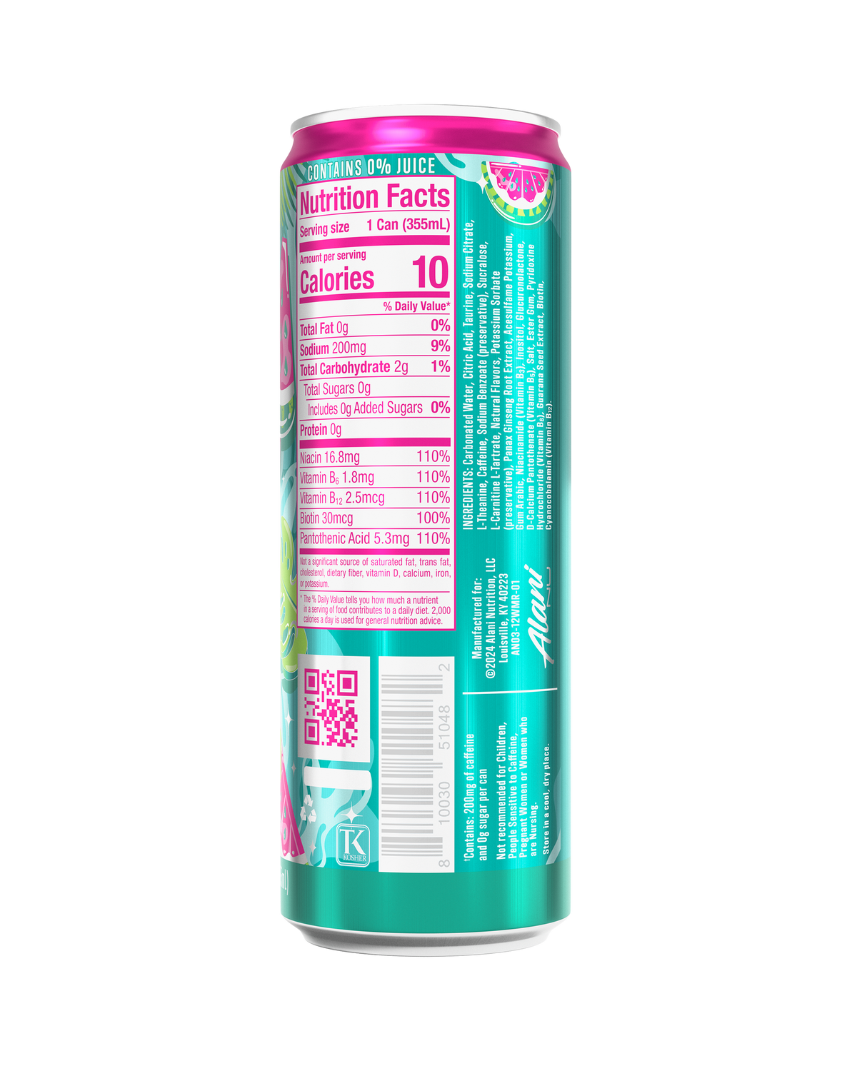 Alani Nu Energy Drink - Watermelon Wave X7 - image 3