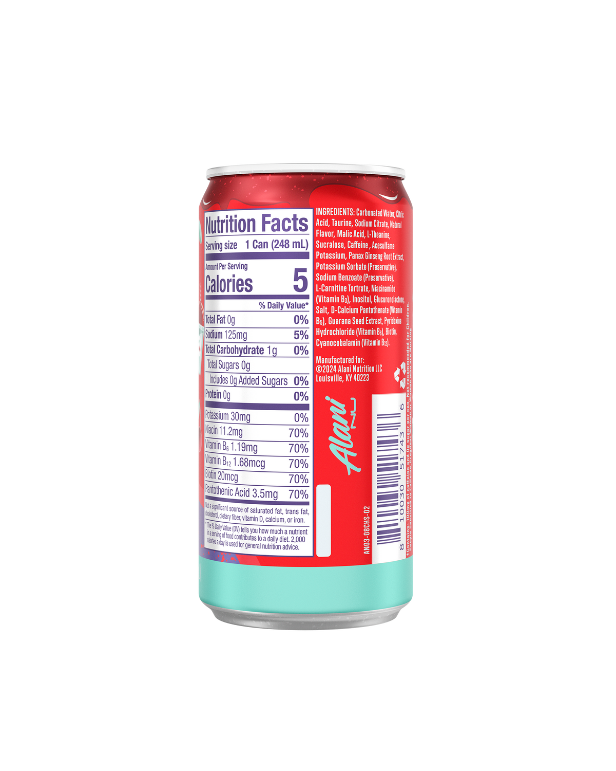 Alani Nu Mini Energy - Cherry Slush U9 - image 3